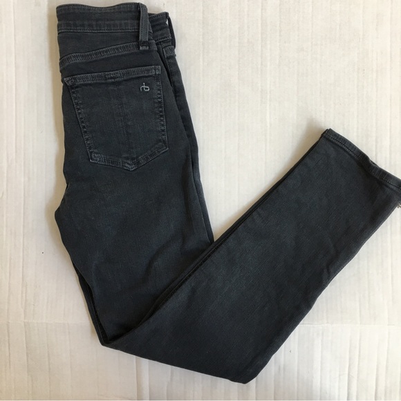 Rag & Bone Cate Zip Cuff Ankle Skinny Jeans in Minna Size 24 - Picture 8 of 11